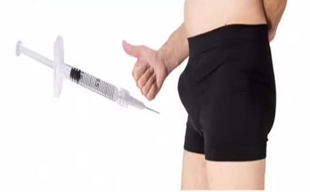 Injektion in den Penis